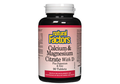 Калций, магнезий и витамин D + калий и цинк